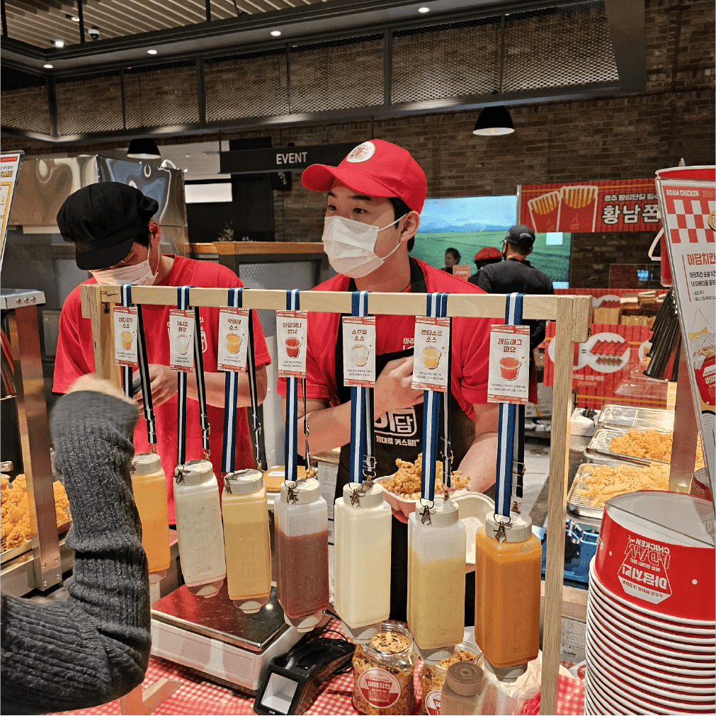 커스텀 셀프토핑존 운영